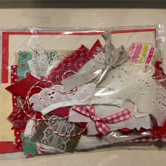 SLOW STITCHING KIT, JUNK JOURNAL, SCRAPBOOKING SUPPLIES & SNIPPET, OVER … - Picture 2 of 5